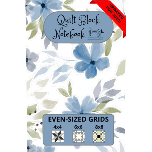 Poppy Patchwork,Jayne Trueman Quilt Block Notebook: Quick and Easy Quilt Block Design Tool for Quilters | EVEN-Sized Grids