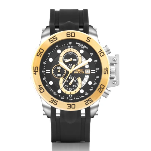 Invicta Men's I-Force Analog Display Japanese Quartz Black Watch