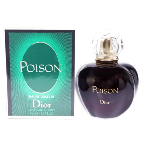 Dior Poison By Christian Dior For Women. Eau De Toilette Spray Black 1.7 Fl Oz