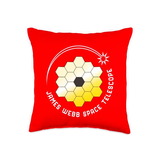 Matthew Webb James Webb Space Telescope Mirror Array Throw Pillow