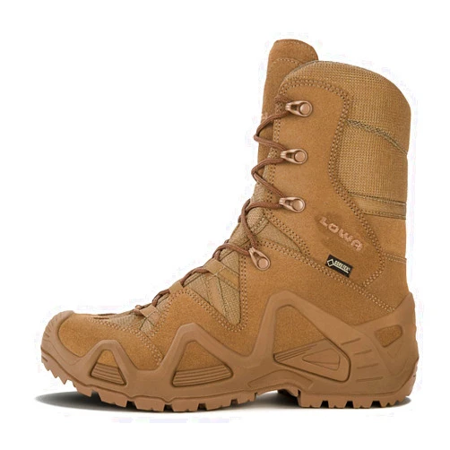 LOWA Mens Zephyr GTX Hi TF Suede Textile Coyote OP Boots 12 US