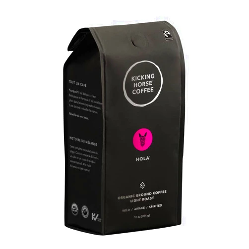 Kicking Horse Coffee, Hola, Light Roast, Ground, 10 oz