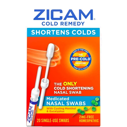Zicam Cold Remedy Nasal Swabs 20 Ea (Pack of 3)