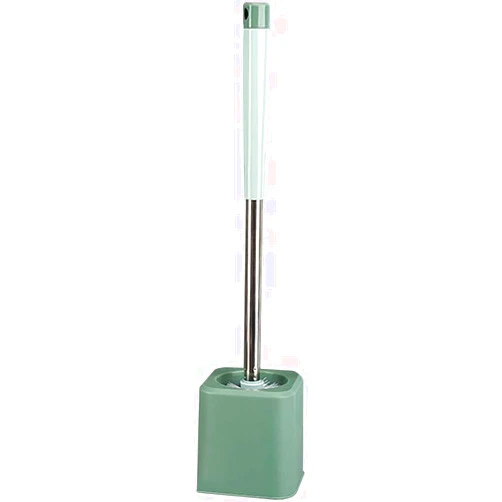 FHSRAEIP Toilet Brush Flat Head Flexible Soft Brush with Quick Drying Holder Set for Bathroom Accessory Gap Cleaning Bathroom Toilet Brush Holder