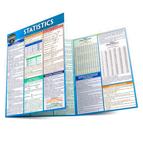 John Mijares Ph.D. Statistics Laminate Reference Chart: Parameters, Variables, Intervals, Proportions (Quickstudy: Academic )