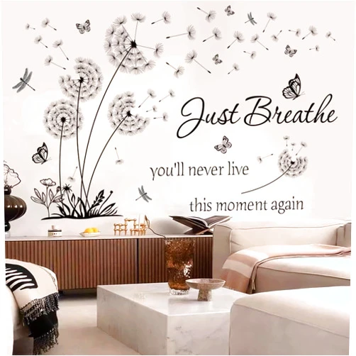 Datesno Vinyl Wall Stickers Yoga Theme Quotes Positive 