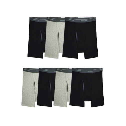 Fruit of the Loom Men's Coolzone Boxer Briefs, Moisture Wicking & Breathable, Assorted Color Multipacks