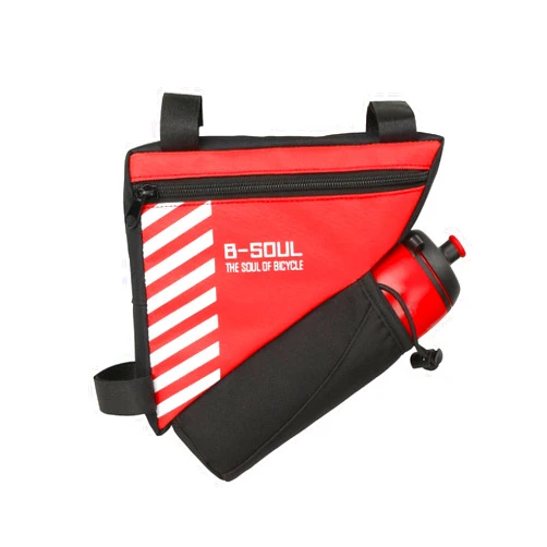 UPANBIKE Bike Triangle Frame Bag Bicycle Front Tube Bag 1.5L Polyester Bag Storage Bag for Road and Mountain Bikes