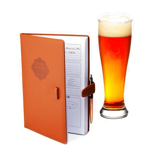 Brett Yekel Home brew Journal for Craft Beer Homebrewers | Homebrew Logbook w/ space for 70+ recipes | Beer Glassware Reference, Beer Color Chart, Hops and Yeast Strain Chart |
