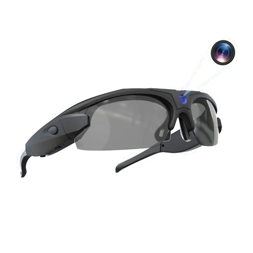 RERBO WiFi Camera Sunglasses, 4K Video Glasses HD 1080P with Polarized UV 400 Lens for Cycling, Camping, Driving,Traveling(Include 32GB Card)