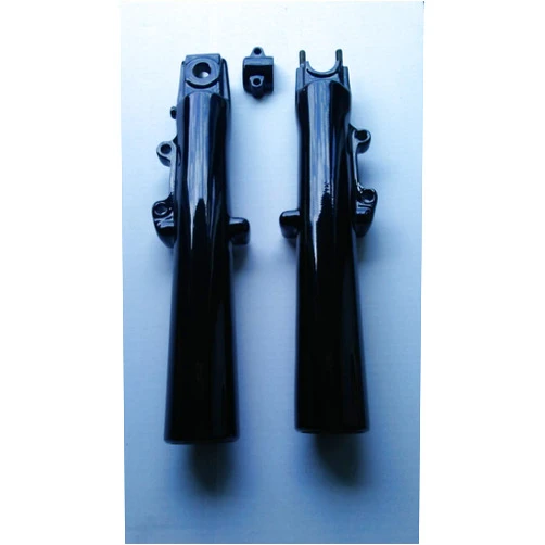 Excaliber Chrome Harley Touring 2000-2013 OEM Fork Sliders Gloss Black Powdercoat