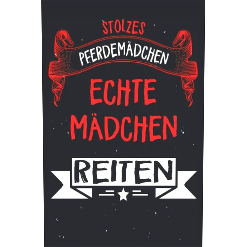 Pferde Mädchen Stolzes Pferde Mädchen Echte Mädchen reiten: Mädchen Pferde - Notizbuch • Journal • Tagebuch: Schönes Geschenk für Reiterin I 120 linierte Seiten ... oder Pferde Liebhaber (German Edition)