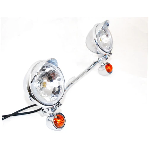 OZ-USA Driving Passing Bar Motorcycle Turn Signal Spot Light Fog Lamp Bulb Vulcan Rebel