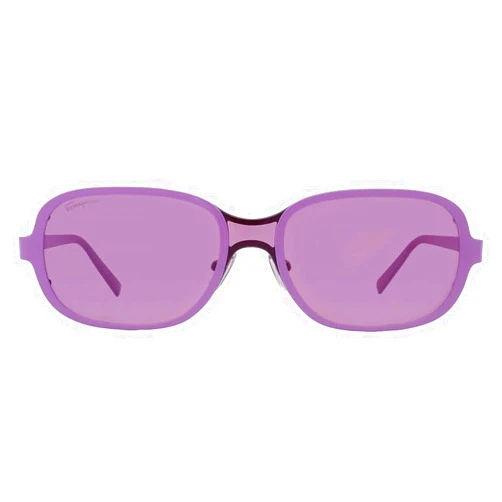 Salvatore Ferragamo Lilac Oval Unisex Sunglasses SF289S 532 54