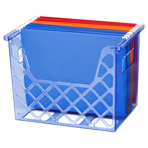 Officemate OIC Officemate Blue Glacier Desktop File Organizer, 1 Section, Letter-Size, 8.63