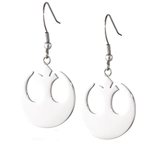 Ganga Jewells Rebel Alliance Stainless Steel Earrings For Women & Gold plated Fishhook Trendy Lightweight Jewelry Hoop Dangle Earrings - Fashionable Accessories – Gift