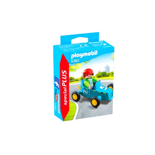 Playmobil Boy with Go-Kart
