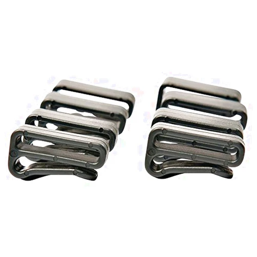 MSR Standard Strap Keeper Clips (8 Pack), Black
