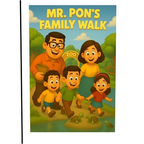 By Neal Gupta (Author) Mr. Pon's Family Walk