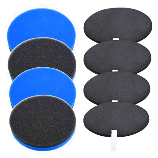 HIHEPA 4-Sets Floral Frangrance Scented Pre-Motor & Post Motor Foam Filter Replacement Filter for Bissell 1214 Cleanview&PowerGlide Pets Vacuums,Compare to # 12141