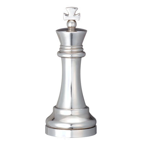 Hanayama Cast Chess Silver King (King) (9326665)