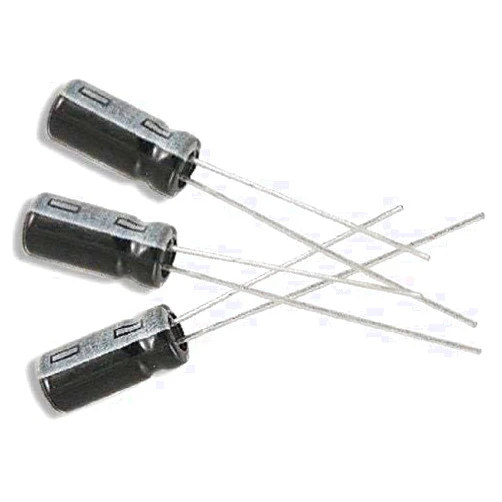 E-Projects Radial Electrolytic Capacitor, 100uF, 10V, 105 C (Pack of 5)