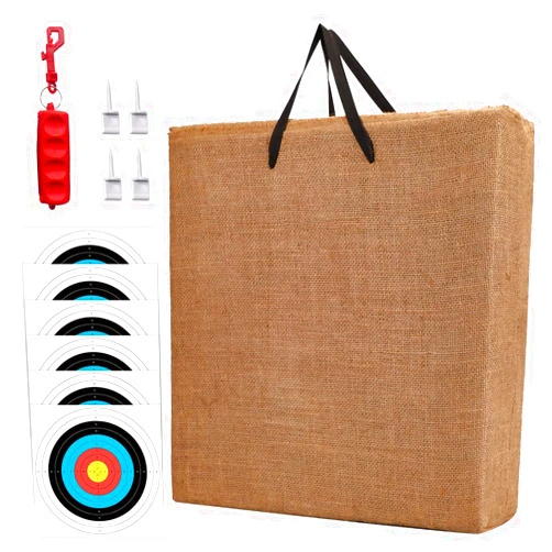 LWANO 20'' Straw Target - Archery Bow & Arrow Target for Backyard on Recurve &Traditional& Longbow