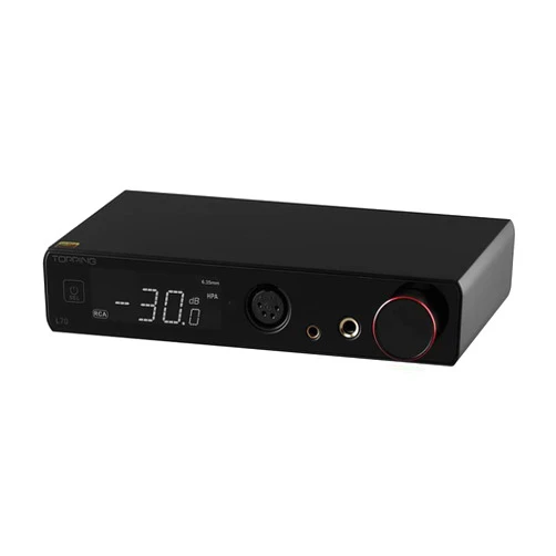 Fanmusic Topping L70 Full Balanced NFCA Headphone Amplifier 4Pin XLR/4.4 Balanced/6.35mm SE Output Amp with Remote Control (Black)
