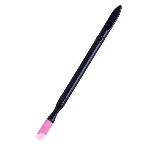 Lurrose Professional Stick Cuticle Double-end Nail Men Tip Pushers Women and Remover Manicure Tools Black Pedicure Pen Cleaner Dead Art End Tool Pusher Engraving Skin Cutter Rubber Nails Tools