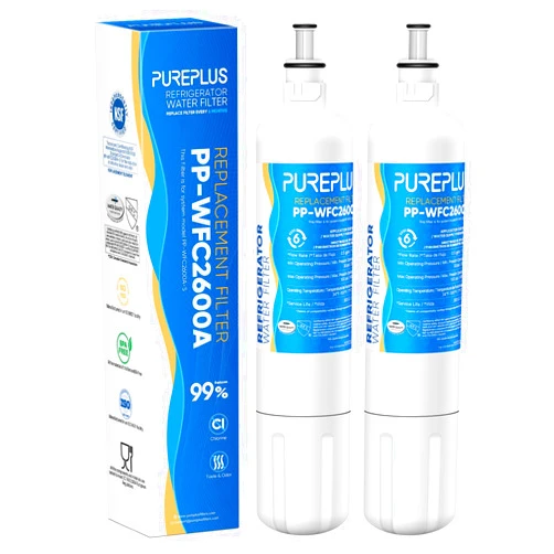 PUREPLUS 4204490 Replacement For Sub-Zero 4204490, 4290510 Refrigerator Water Filter, Replacement For InSinkErator F-1000,F-2000,F-3000 and AquaPure AP Easy C-Complete, F-1000S, F-2000S, F-3000S,2Pack