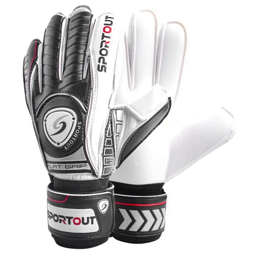 Sportout Goalie Gloves, Goalkeeper Gloves with Finger Protect, Soccer Gloves, Breathable Soccer Goalie Gloves, 4mm Latex, for Kids Youth and Adult