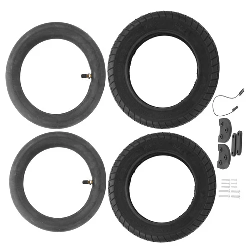 VGEBY Electric Scooter Tire Kit, 10in Cover Tyre + Inner Tube Heighten Set Spare Tyre Compatible with XIAOMI M365 Scooter Electric Scooters Equipment Xiaomi 10 Inch Tires