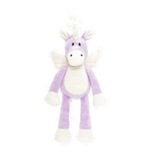Teddykompaniet Diinglisar Adorable Stuffed Animal Lovely Realistic Lovely Unicorn Musical Pull Animal Baby Comforter Soft Plush Sleep Toys|Birthday Gift for Baby Child Toddler|Ages 0+ (Singing Toy)