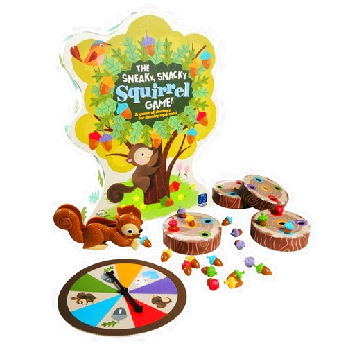Educational Insights The Sneaky, Snacky Squirrel Board Game - Educational Games for Kids Ages 3+, Board Games for Toddlers, Gifts for Kids