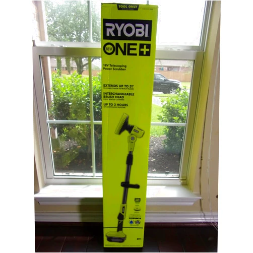 RYOBI 18-Volt ONE+ Cordless Telescoping Power Scrubber P4500 (Tool Only)