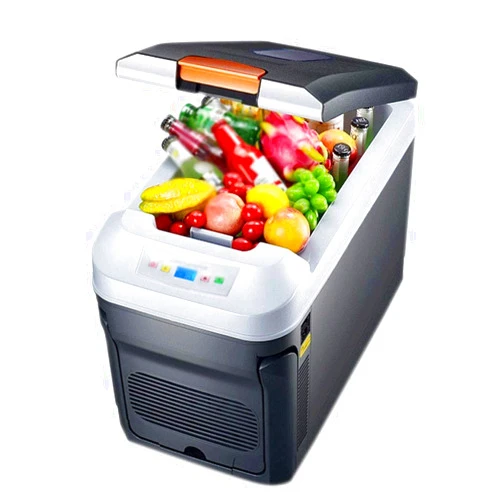 XLEVE Car Refrigerator- Thermostatic Dual-core Digital Display Car Refrigerator Truck Car Home Mini Refrigerator