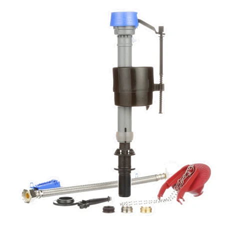 Fluidmaster 400ARHRFCS Universal High Performance PerforMAX Toilet Fill Valve, 2-Inch Flapper and CLICK SEAL 12-Inch Toilet Connector Repair Kit