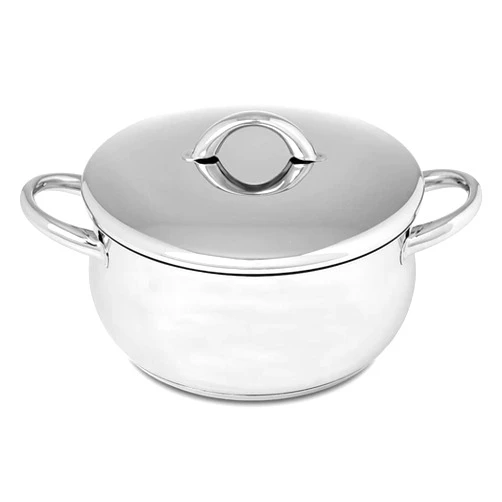 Generic Silampos Domus Stainless Steel Casserole Pot, Various Sizes, Made In Portugal (N.14 1.1L - 1.1qt)