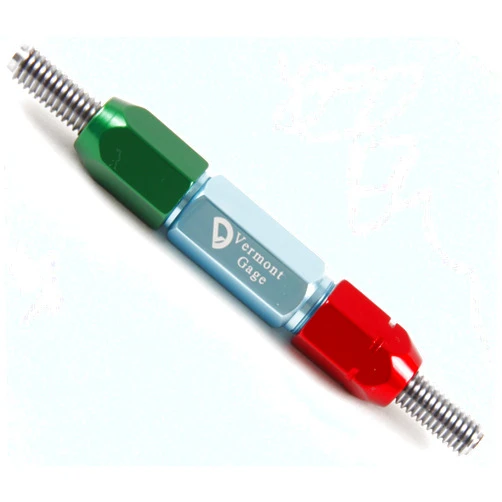 Vermont Gage 311143540 9/16''-12 UNC 2B Go And No-Go Reversible Gage Assembly