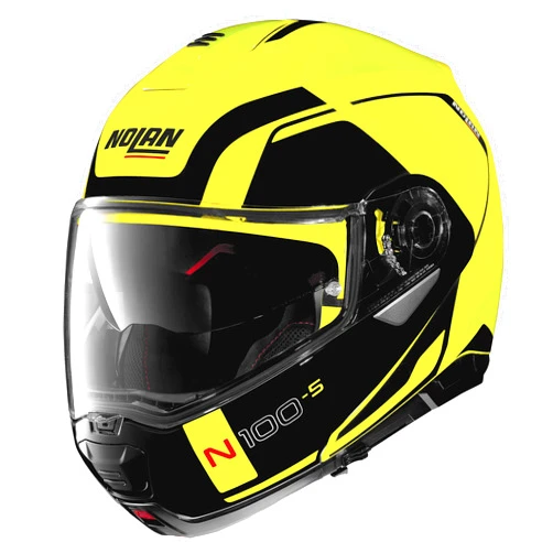 Nolan N100-5 Consistency Helmet (Yellow, X-Large)