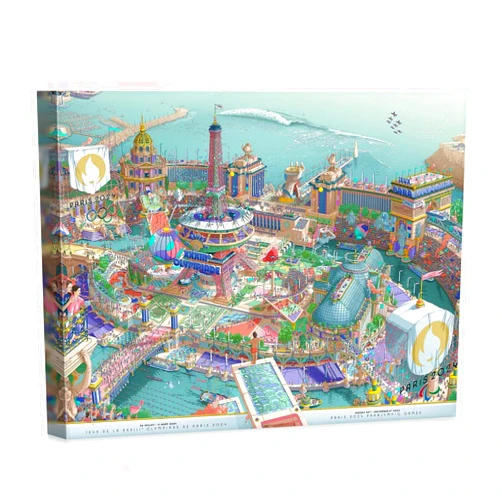 ART Sport Games Wall Decor, 2024 Olympic Venues Paris Funny Room Decor Aesthetics Print Posters Canvas Wall Modern Canvas Paintings Home Livingroom Decor,8