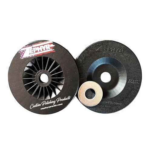 ZEPHYR CUSTOM POLISHING PRODUCTS SFPR58-4 Airway Buff Safety Flange Kit