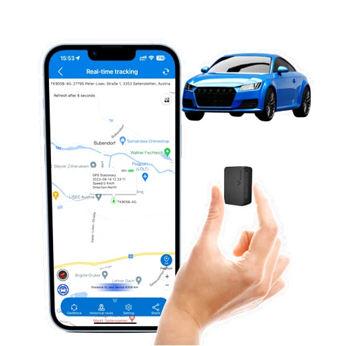 TKMARS GPS Tracker for Vehicles Magnetic Small Portable Rastreador GPS para Carros Global Coverage Mini Car Tracker Device Hidden Long Battery Life Deep Sleep TK903 Low Subscription