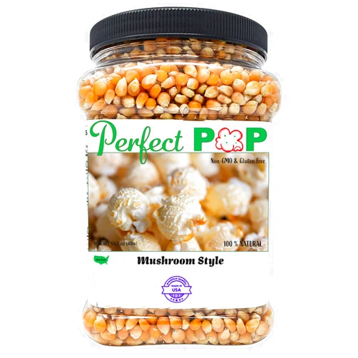 Concession Essentials Premium Gourmet Mushroom Extra Large Popcorn Kernels - 4lbs