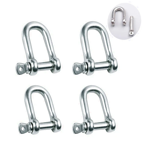Reedny Stainless Steel 304 D Shape Shackle 5/32