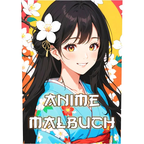 Isabel Wörl Anime Malbuch - Für alle Manga und Anime Fans mit 50 einzigartigen Motiven! (German Edition)