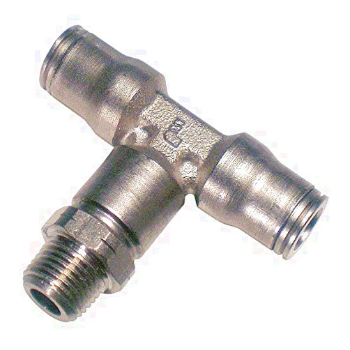 Legris Nickel Plated Brass Male Branch Tee, 10mm Tube Size - 3608 10 13