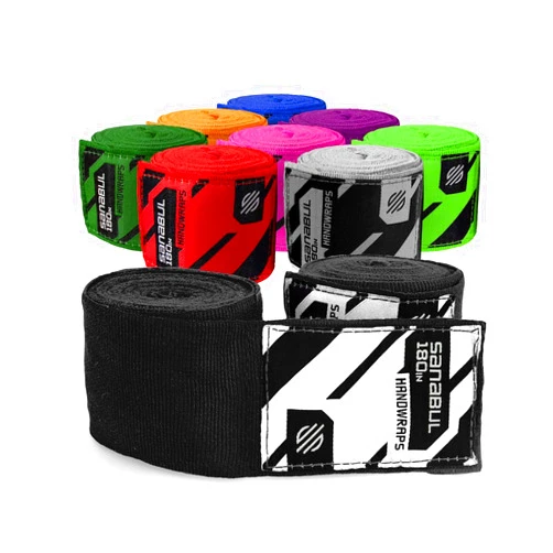 Sanabul Elastic 180 inch Boxing Handwraps | Boxing Gloves Muay Thai MMA Boxing Hand Wraps
