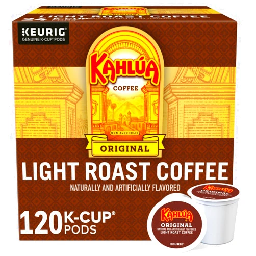 KAHLÚA Kahlua Coffee Original single serve K-Cup pods for Keurig brewers, 120 Count