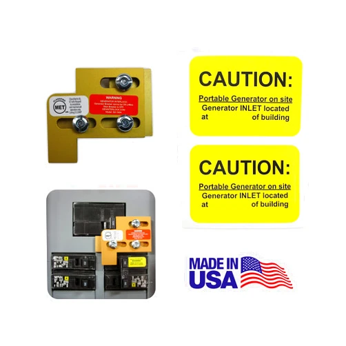 Gen Interlock GenInterlock SD-100A Square D Generator Interlock Kit QO & Homeline Indoor or Outdoor 100 or 125 amp Panels